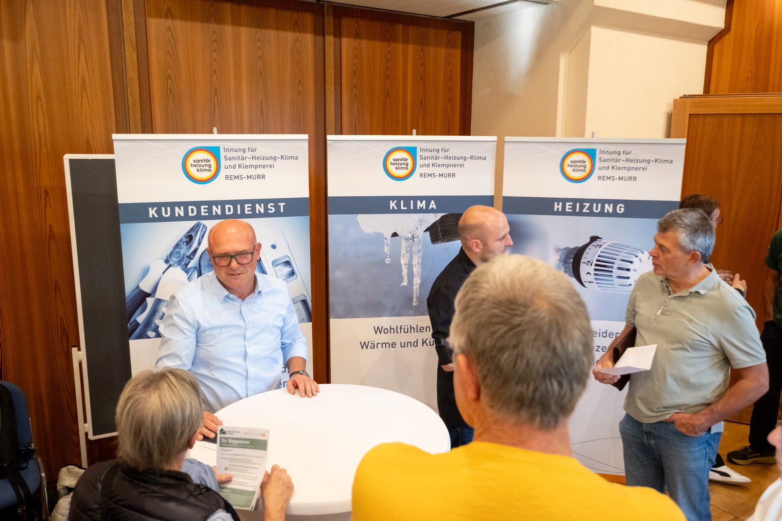 Beratung am Stand: Innung SHK und Klempnerei Rems-Murr