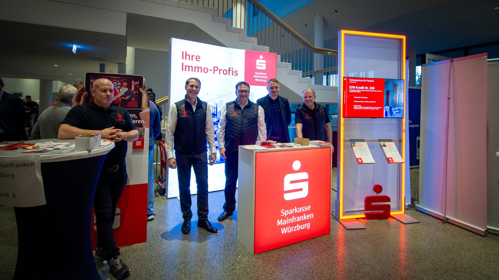 Beratung am Stand: Sparkasse Mainfranken Würzburg