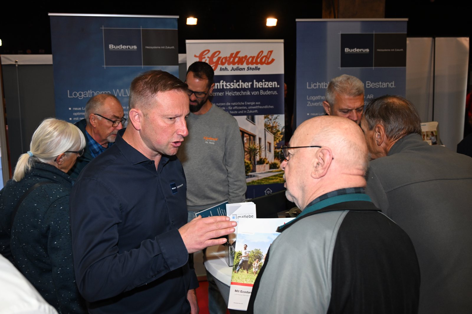 Beratung am Stand: Buderus
